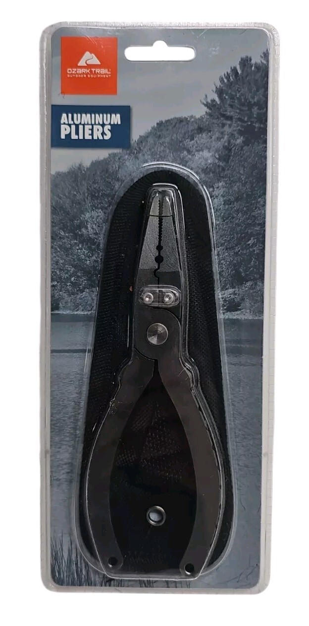 Ozark Trail Outdoor Equipment 8-Inch Stainless Steel Pliers with Sheath