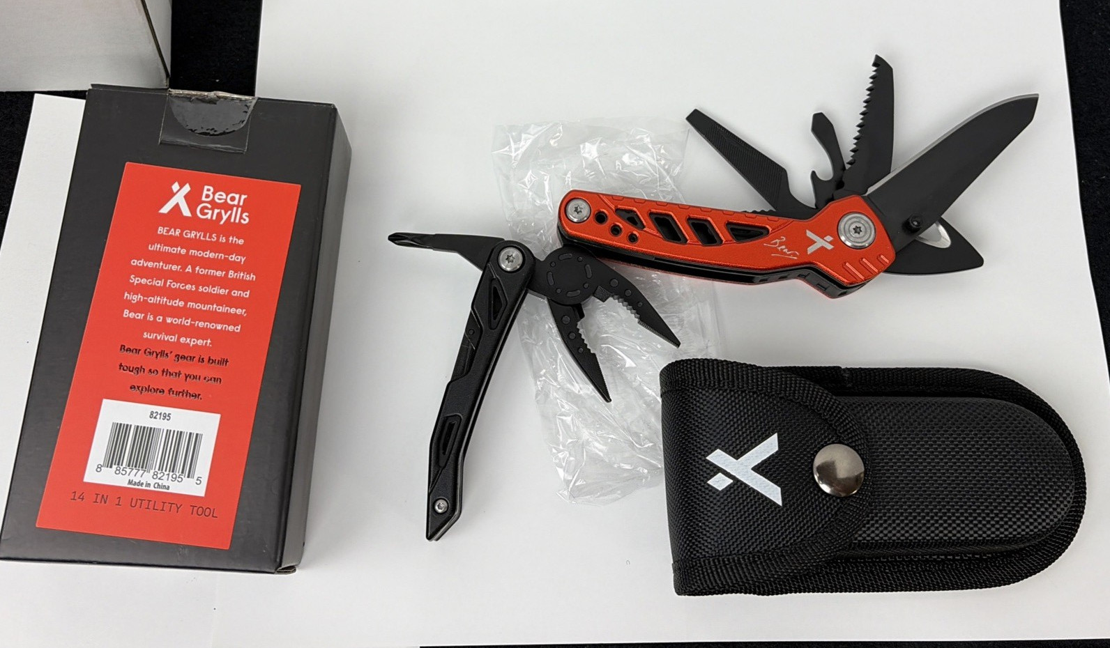 Bear Grylls® Multi Utility Tool 82195 with belt pouch