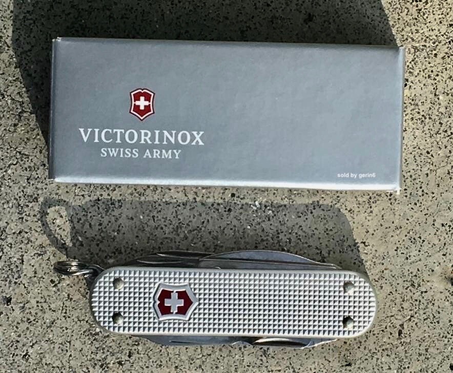 Swiss Army Knife, MiniChamp Silver Alox, Victorinox 0.6381.26US2, New In Box