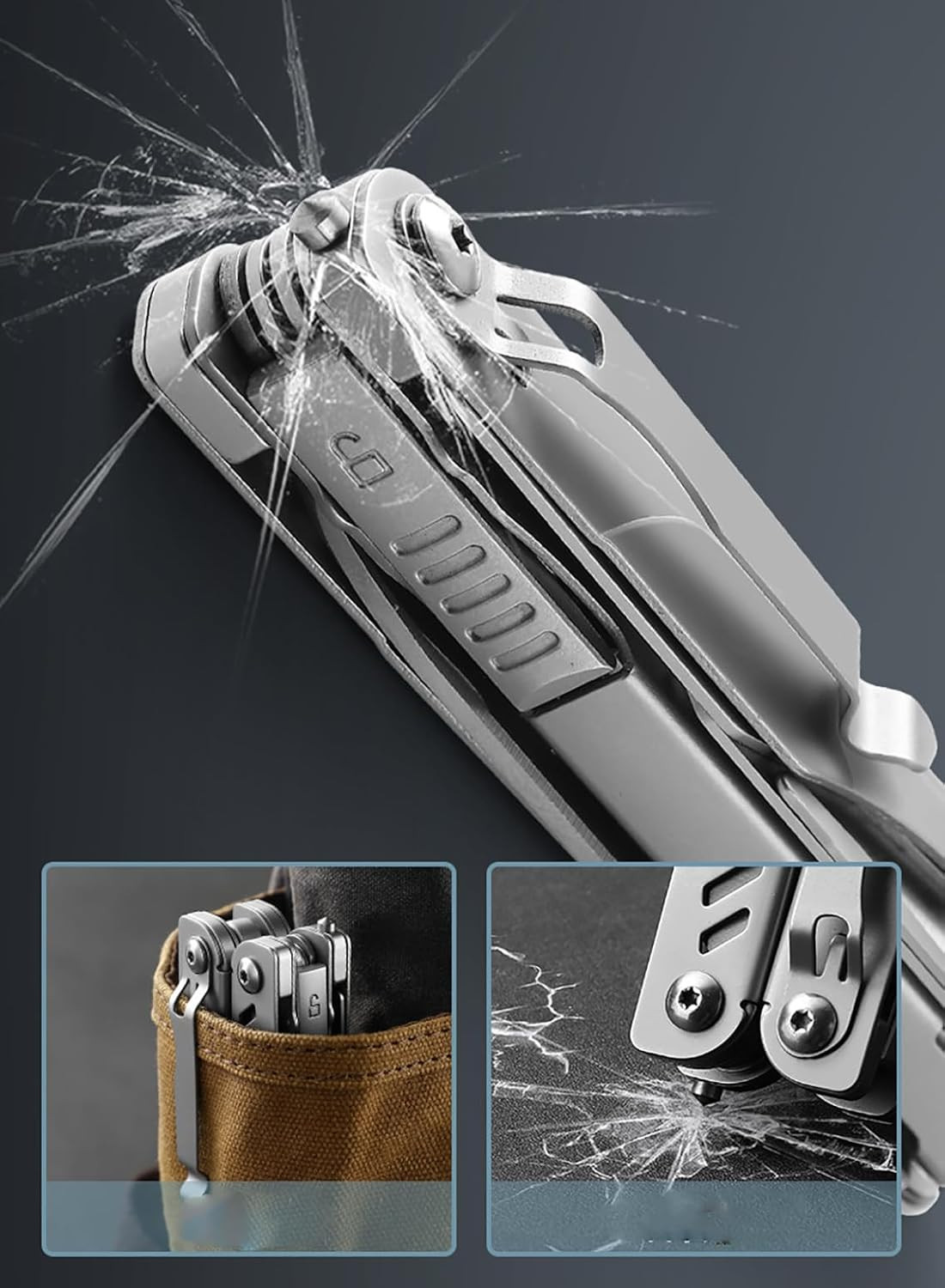 Multi Tool 13-In-1 Multitool Pocket Knifeknife,Quick Change Blades, Razor Sharp,