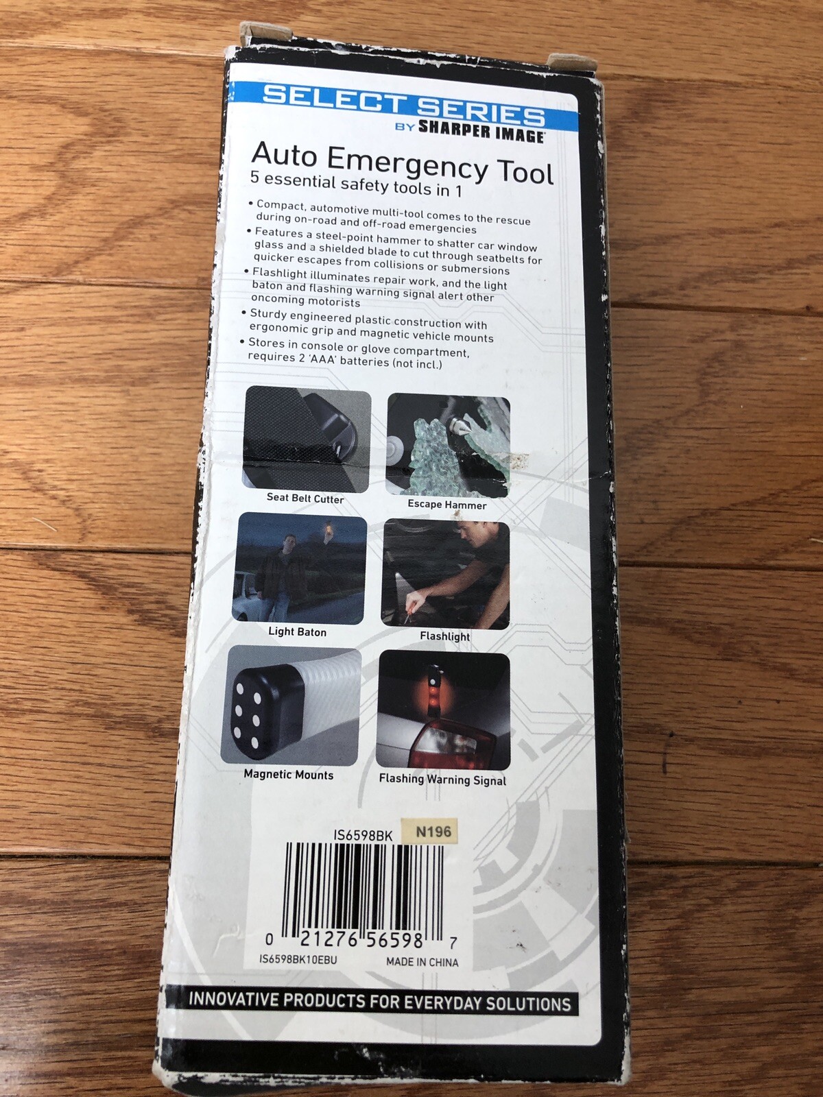 Auto Emergency Tool (5 Safety Tools in 1) Select Series by Sharper Image NEW