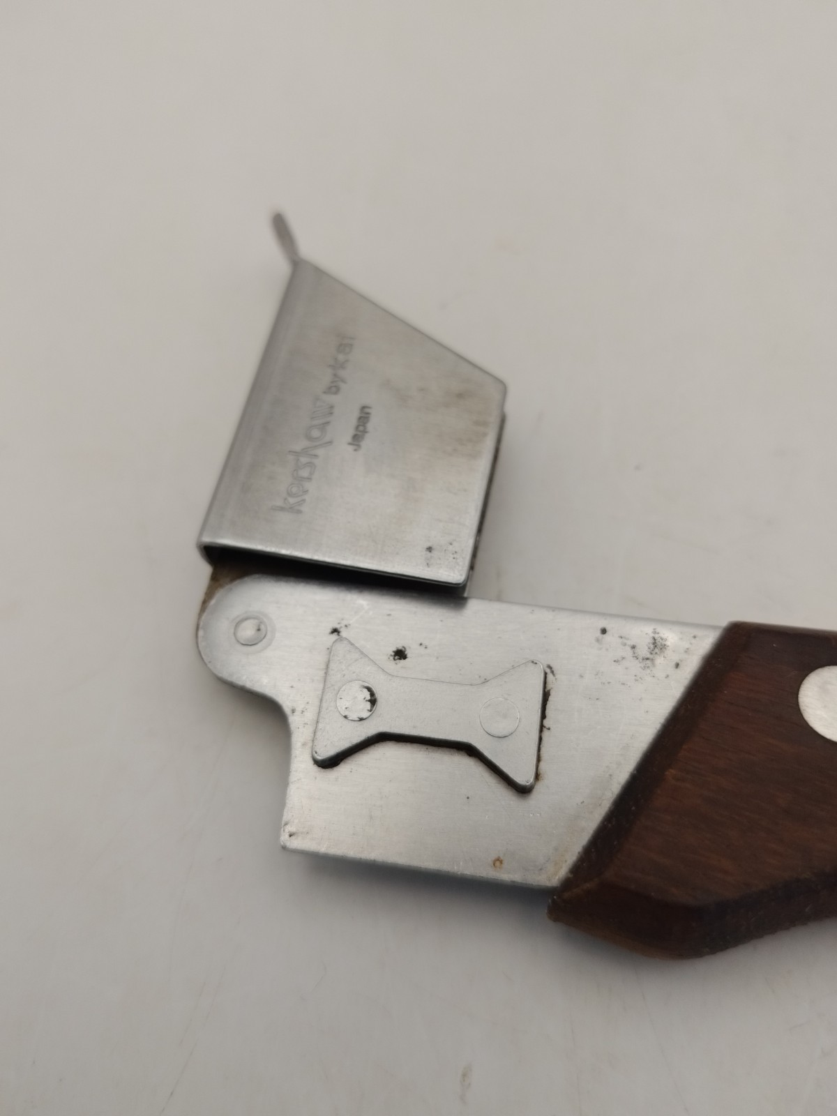Kershaw by Kai Japan Detachable Blade Utility Camp Knife Wood Handle