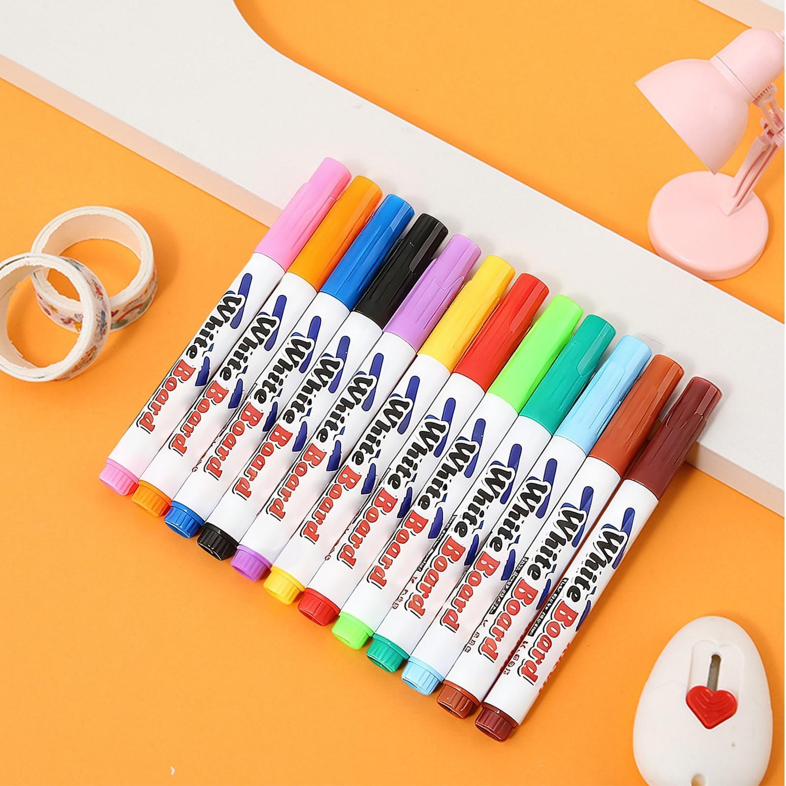 Water Floating Pens with Spoon, Magical Ink Art Set for Kids, Graffiti Drawing