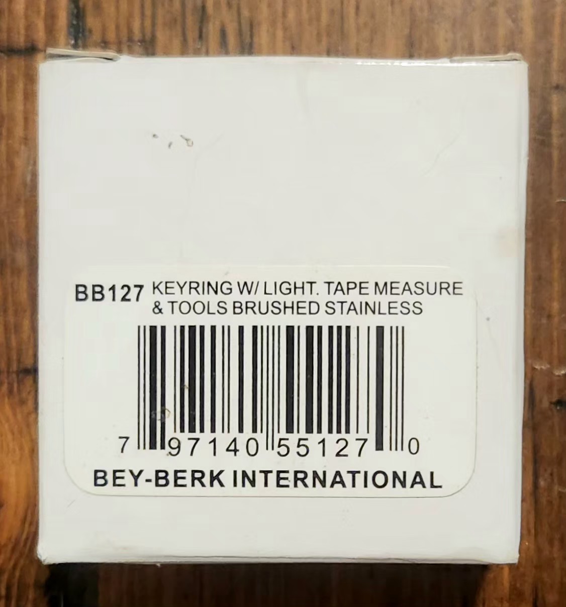 Keychain 8 In 1 Tool w/ Tape Measure/Knife/Opener/File/Screwdriver LED Bey-Berk