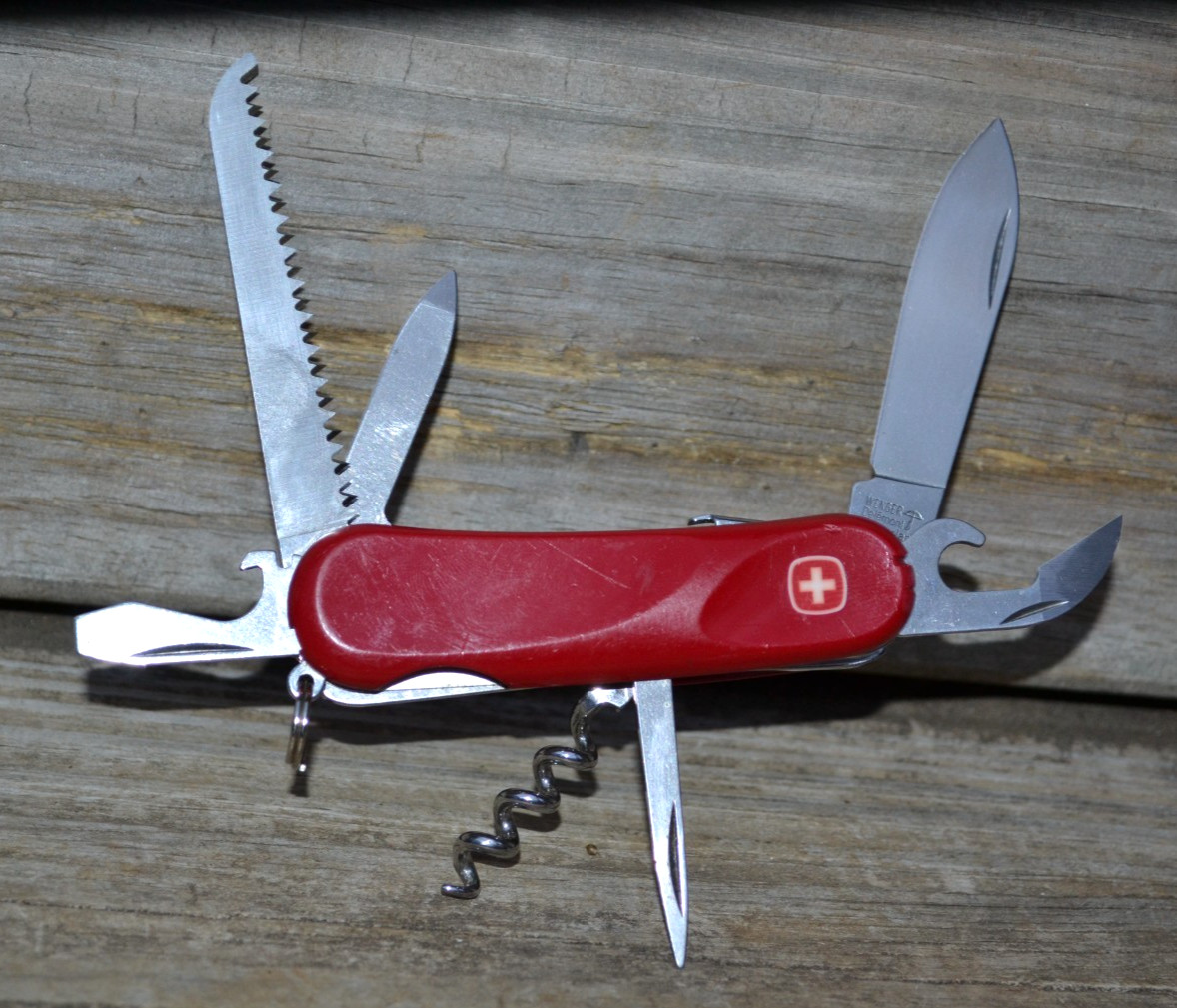 Wenger Delemont Evo S13 Swiss Army 85mm Red Multi-tool Knife Retired — Great