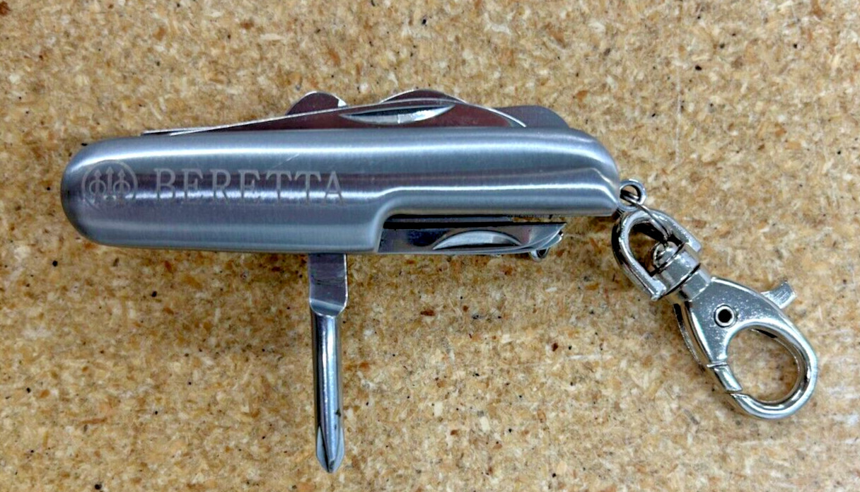 Beretta Multi-Tool New Pocket Tool with LED JK81OAO2 W/Belt Sheath