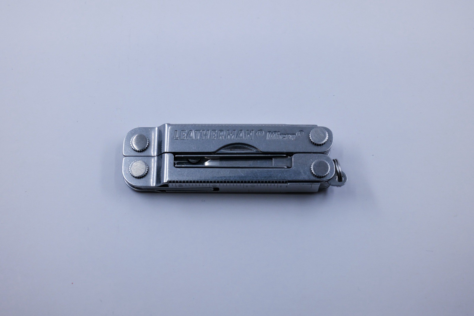 Used Leatherman Micra Multi-Tool Stainless Steel — Knife, Scissors