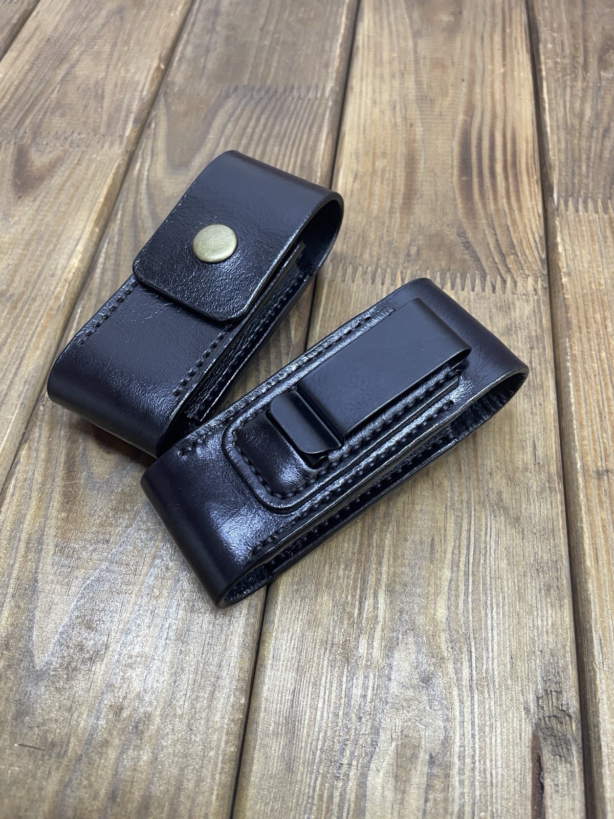 Leather Sheath for Victorinox SWISSTOOL SPIRIT With Belt clip