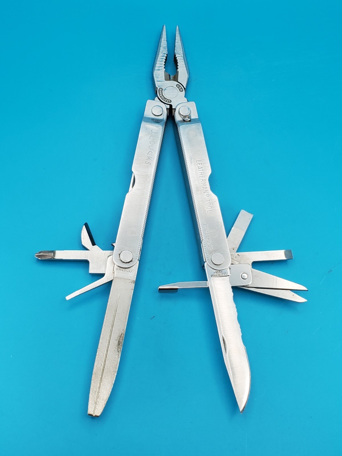 Leatherman PST 2 Multi Tool! 05/97 date stamp! With Sheath! J. LOUCKS