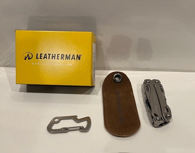 Leatherman Sidekick Stainless Steel Multi Tool with Leather Sleeve – Silver