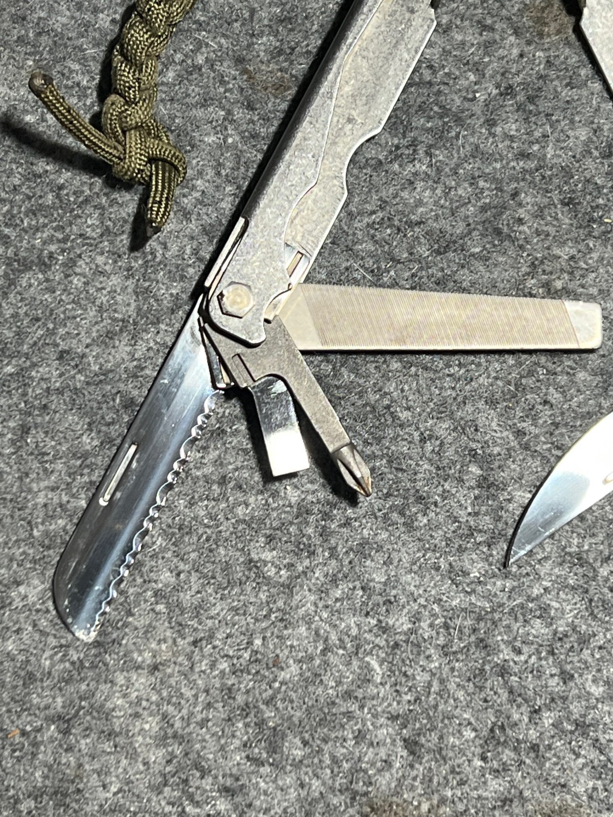 SOG Para Multi-Tool with Nylon Sheath and Lanyard