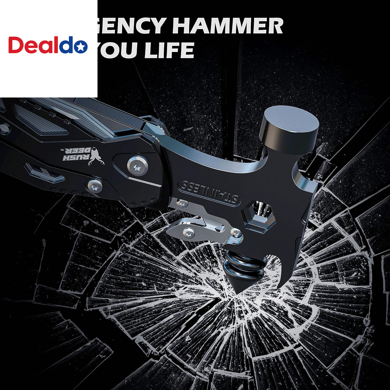 16-In-1 Camping Multitool, Valentines Day Gifts for Men Dad Gifts, Hammer Multi