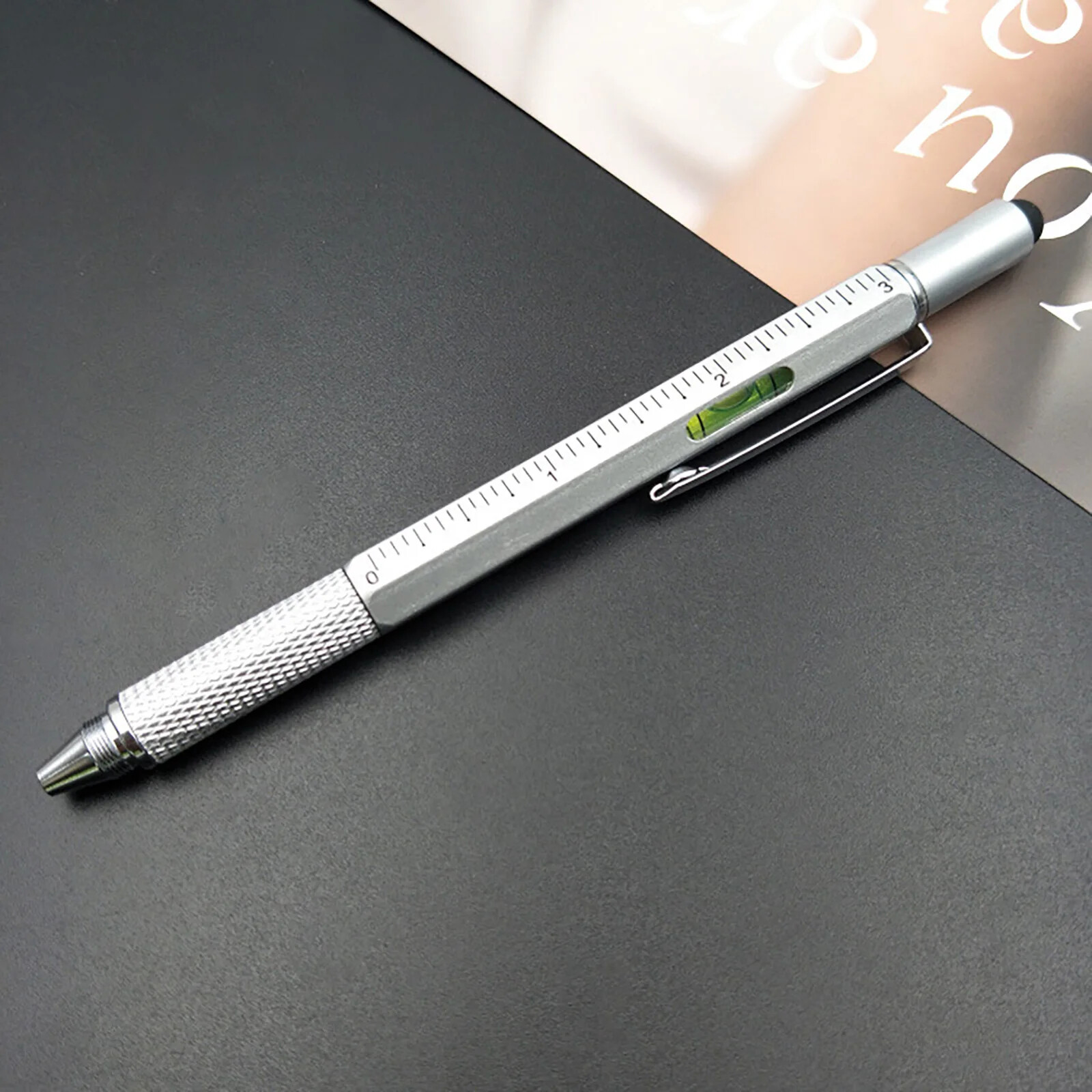 6-in-1 Stylus Tool Pen with Ruler, Screwdriver & Touch Tip
