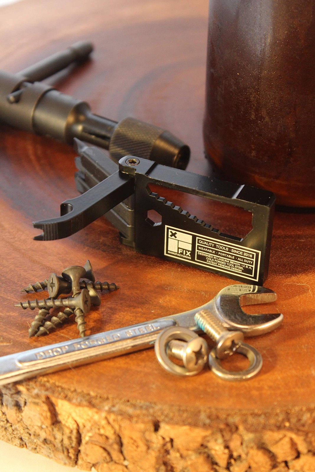 ROUNDHOUSE TOOL™ Tough Compact MultiTool for Everyday Carry Household Use + S…