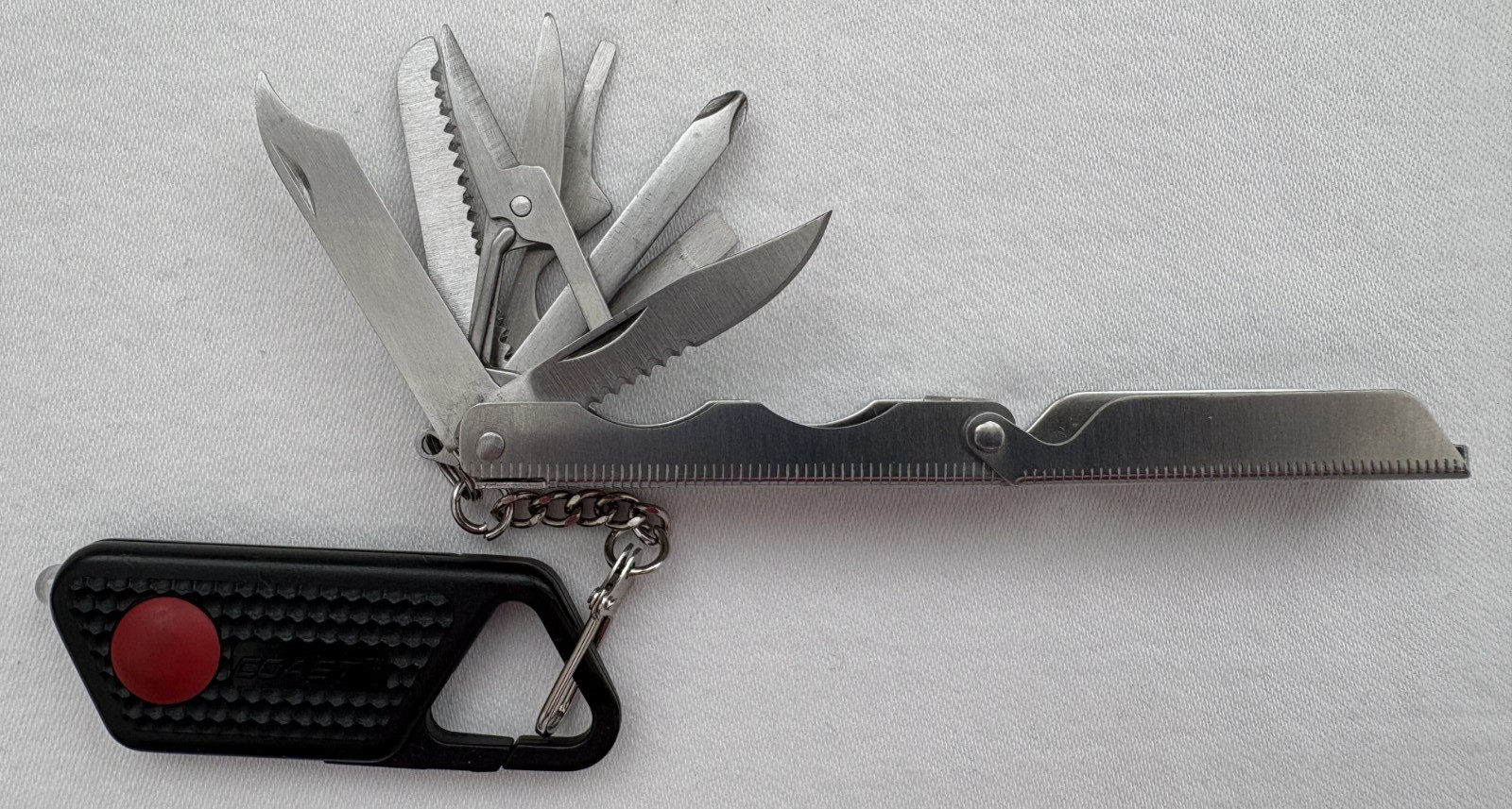 COAST MICRO TOOLBOX – Mutli Tool Knife Scissors File Bottle Opener Screwdriver