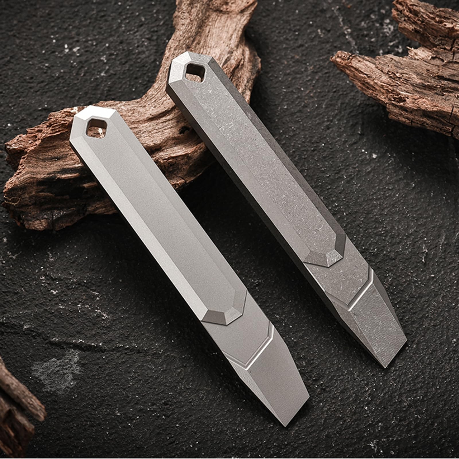 Titanium Pry Bar Multi Tool 3.94″ /Can Opener Nail Puller for Everyday Carry …