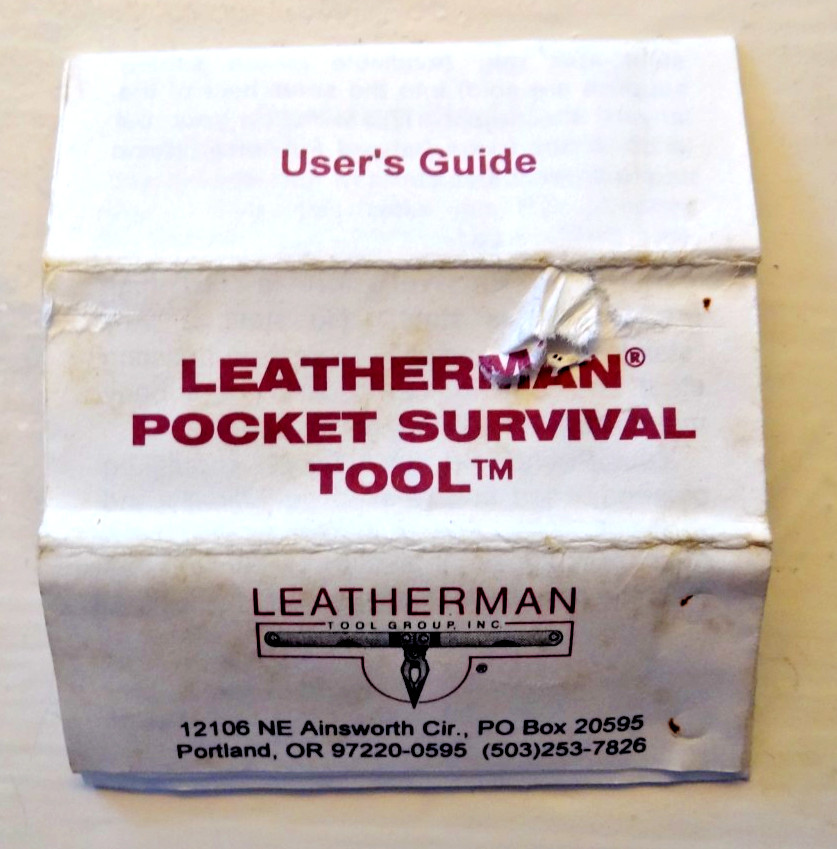 Vintage New Old Stock LEATHERMAN Multi Tool 9 function