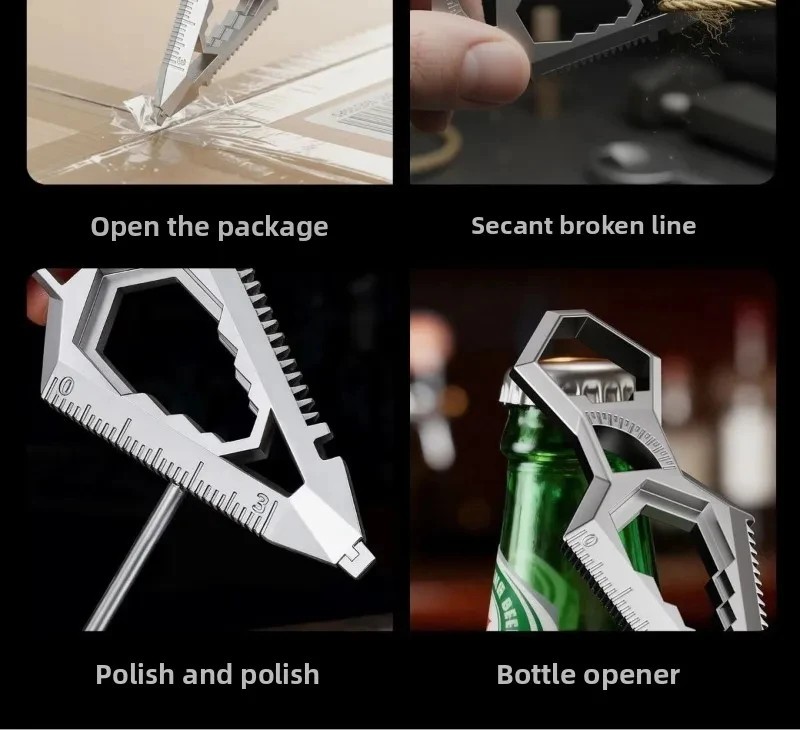 Small Multi Tool Mini Multitool Multifunction Car Escape Survival Bugout Travel