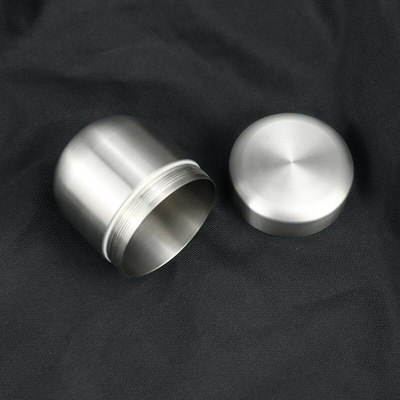 Hot EDC Titanium Waterproof Pill Holder Organizer Container Tea Storage Box