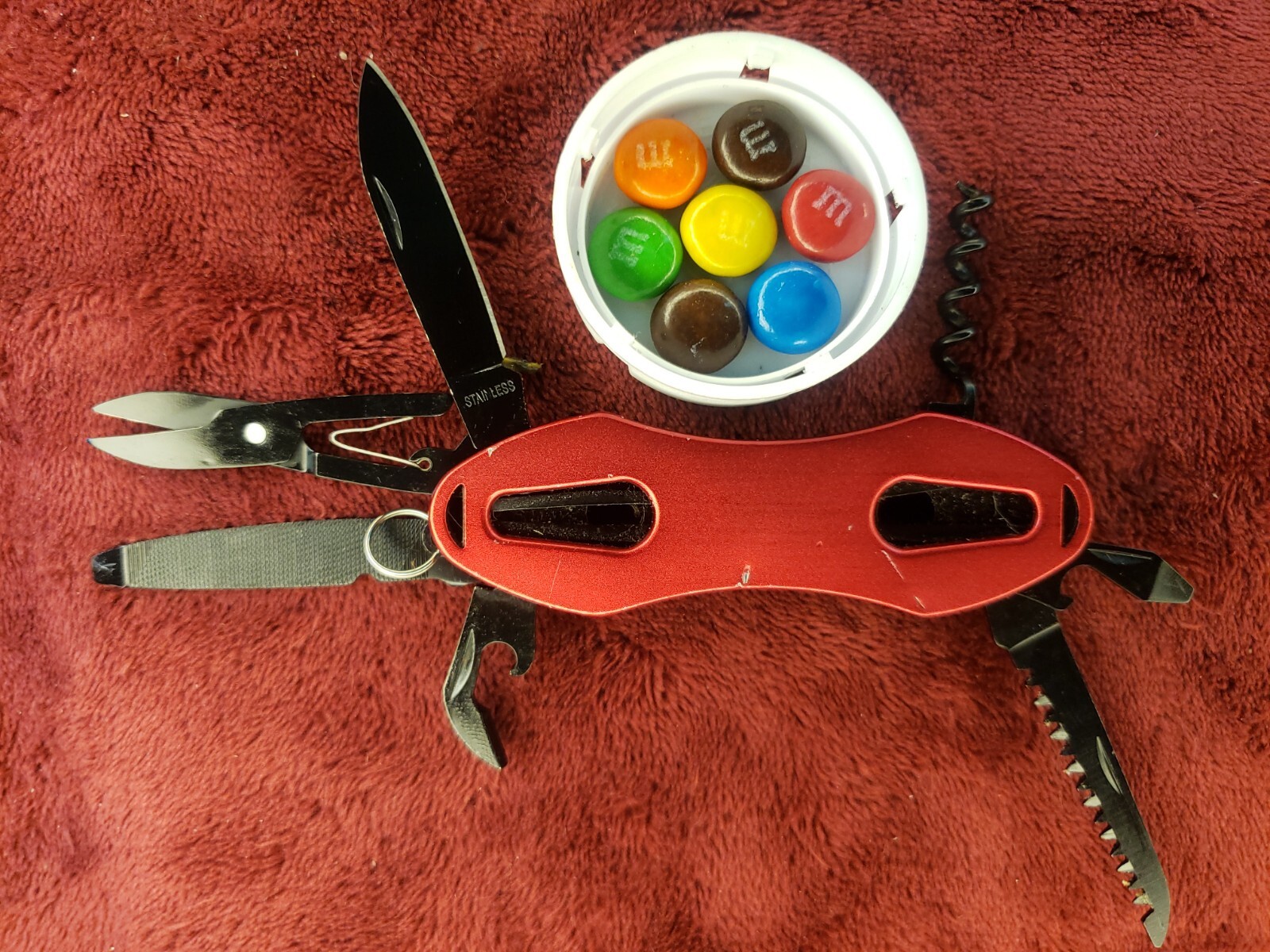 3M Logo Multi-Tool Pliers Knife with Keychain
