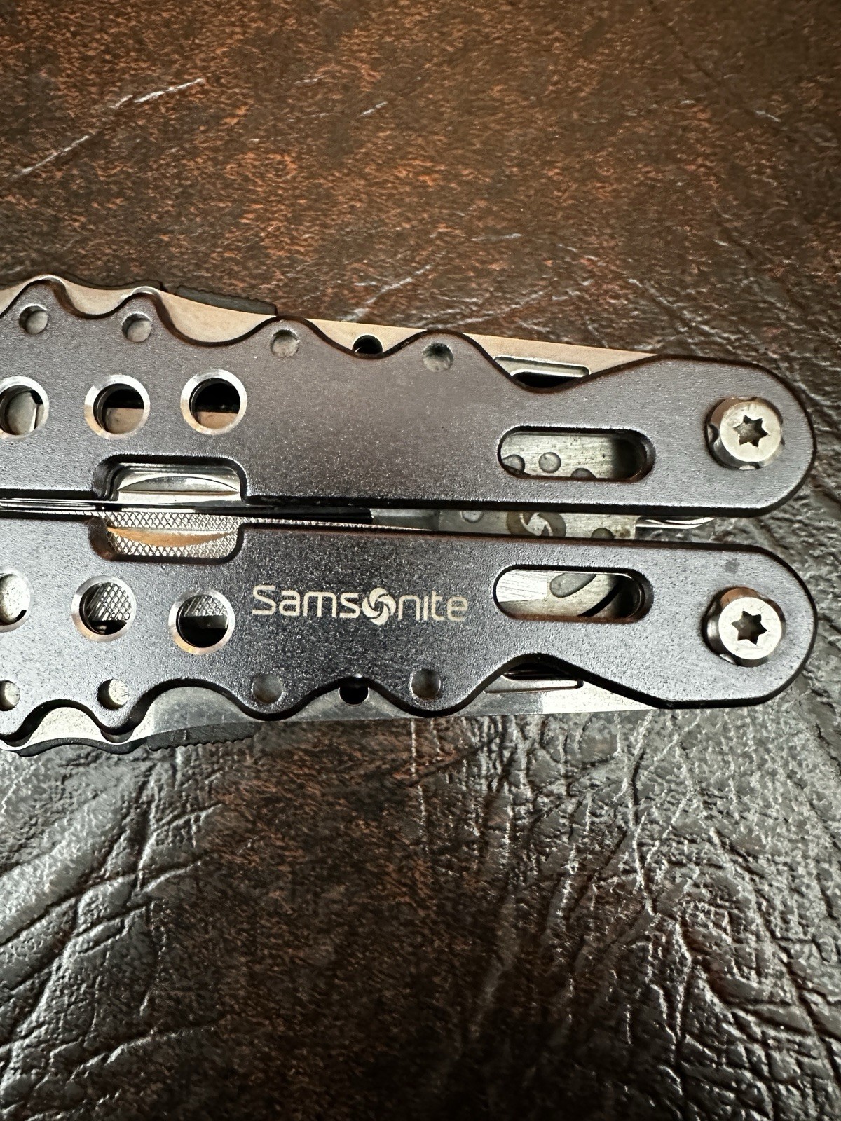 Samsonite Stainless 12 In 1 Multi Tool Pliers, File, Bottle Opener, Screwdrivers