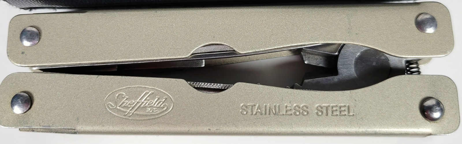 Multi-Tool Pocket Knife SHEFFIELD 1200E Stainless Steel Fishermen 9-Tools
