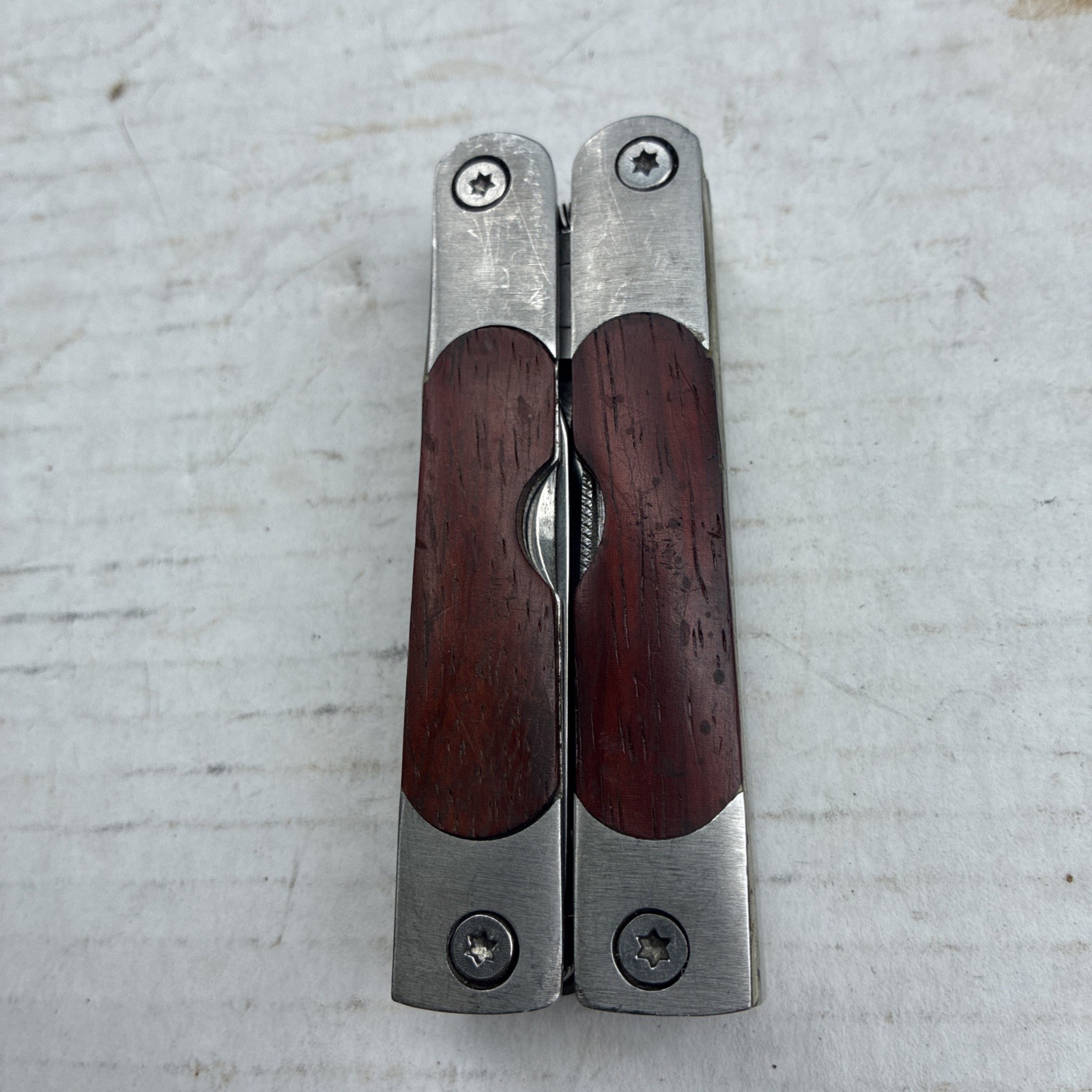 Sheffield Stainless Multi Tool Pliers File Knife Phillips Flathead Opener +read