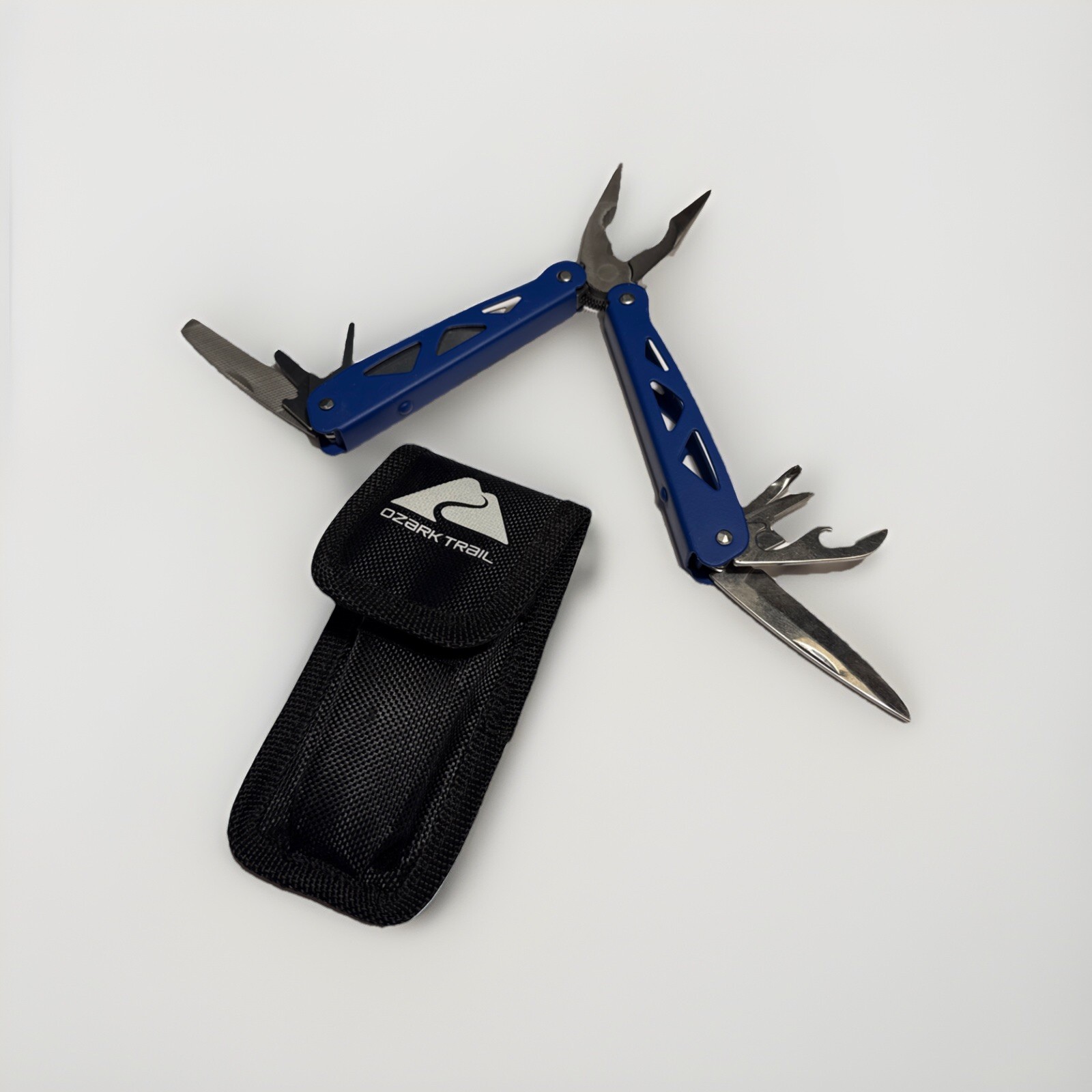 Ozark Trail 12 In 1 Knife Pliers Saw Tool W/Pouch