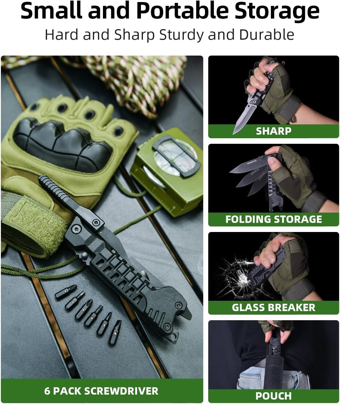 Durable 17-in-1 Multitool Knife with Non-slip Handle – Essential for Outdoor Fun