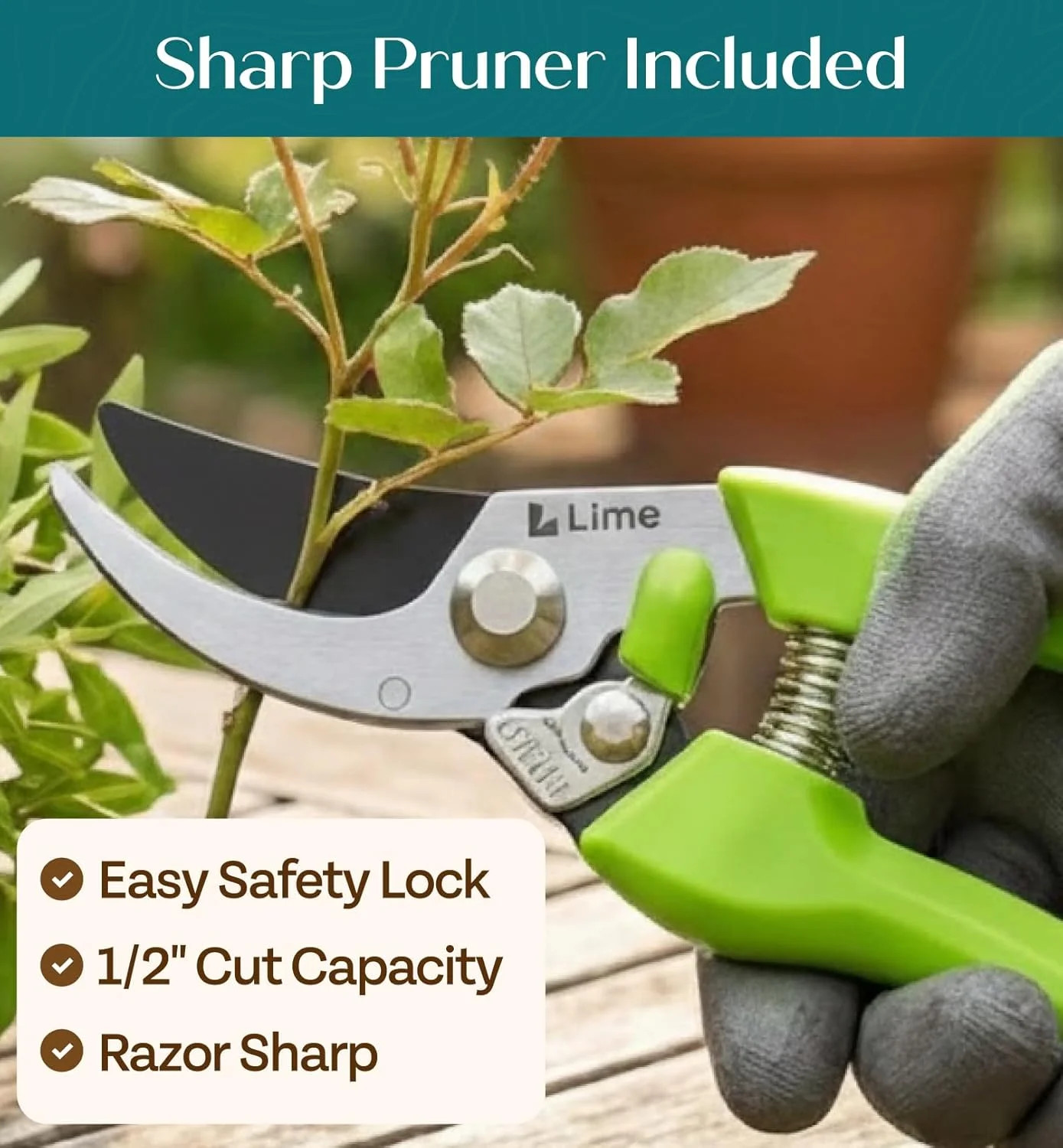 Heavy Duty Gardening Tools – Gardening Gifts for Women, Men, Mom, Dad – Durable,