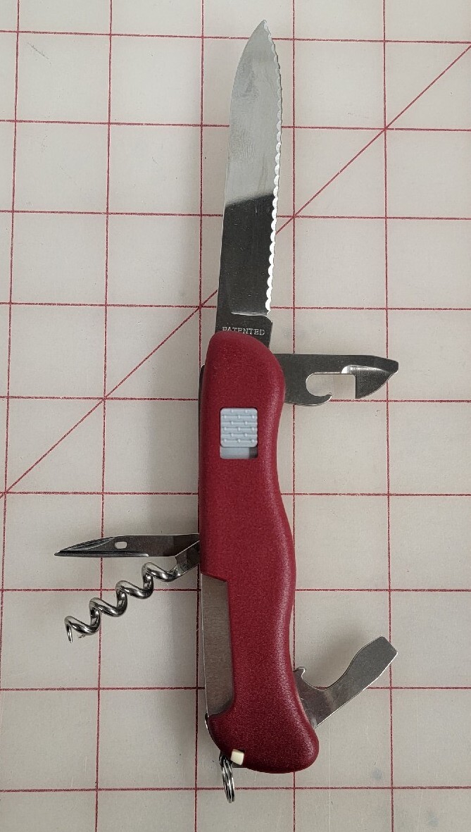 Victorinox Picnicker 111mm Swiss Army Pocket Knife W/Slide Lock Original Version