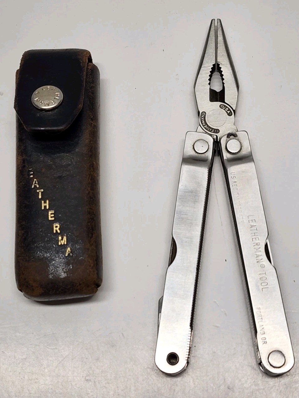 Leatherman USA Multi Tool Portland OR With Leather Sheath