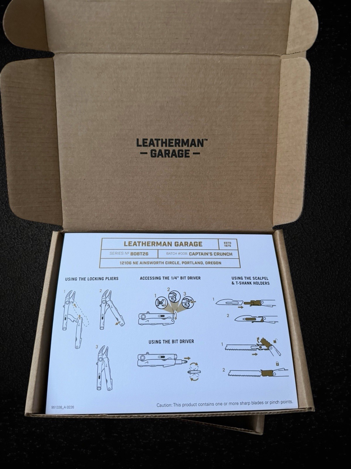 Leatherman Garage Batch 008 Captain’s Crunch Limited Edition Multi-Tool – NEW
