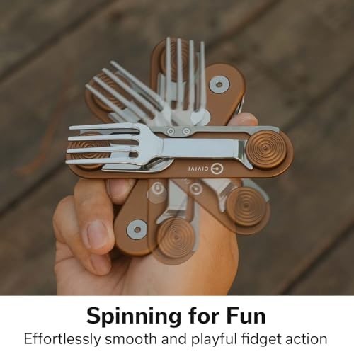 4-in-1 Camping Utensil Set – Stainless Steel Knife, Fork, Spoon & Bottle Opener,