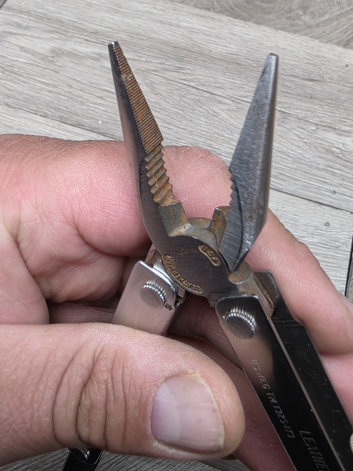 Vtg 1995 Leatherman Tool Multi Camp Survival Pliers Knife Vintage USA READ!!