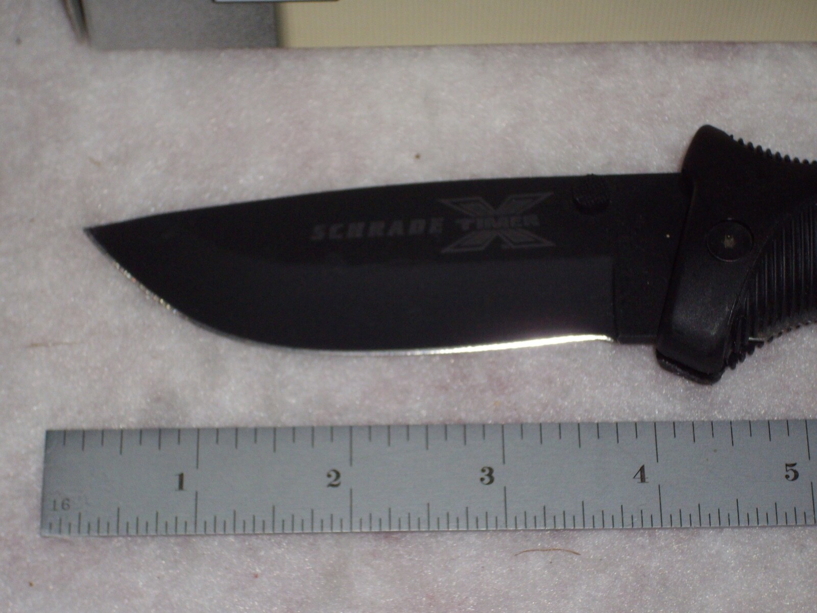 Schrade X-Timer XT7B USA Knife Collector OLD STOCK NEW in BOX , w/sheath
