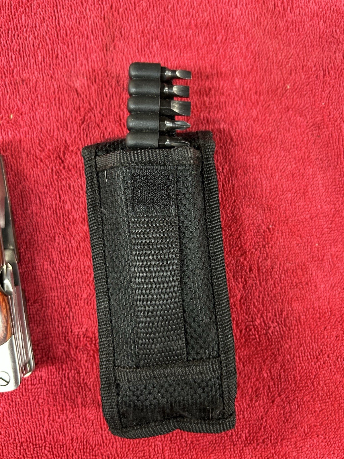 Winchester 2CR Multi-Tool Wood Grain Grip & Nylon Sheath Bit Set Excellent