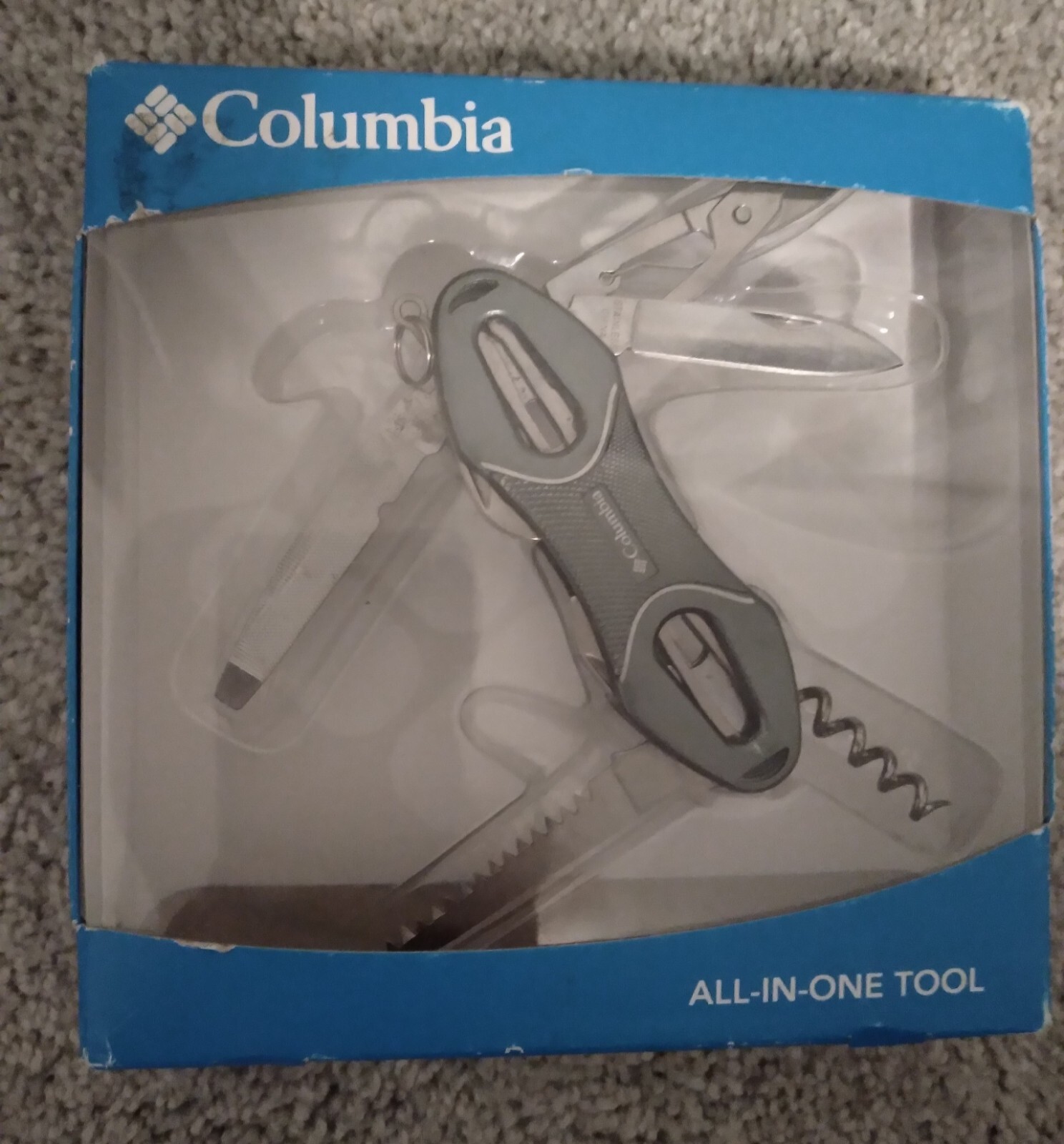 COLUMBIA ALL IN ONE TOOL New In Box Color Graphite