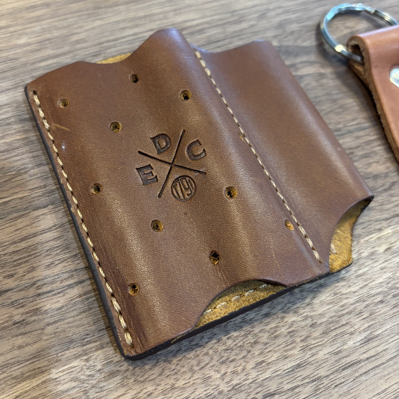 1791 EDC Pocket Duo Chestnut Brown Leather Pocket Organizer Multitool Wallet NEW