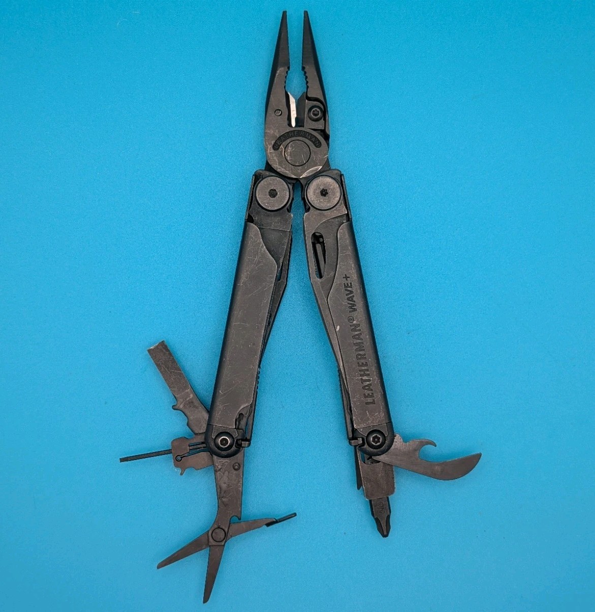 Leatherman Wave Plus + Multi-Tool! FAST SHIPPING! BLACK OXIDE!