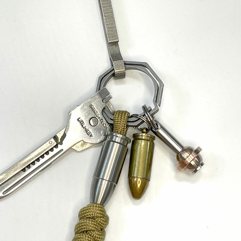 DIY Bead Umbrella Rope Cool EDC TITANER Superconductivity Lanyard Pendant Knife