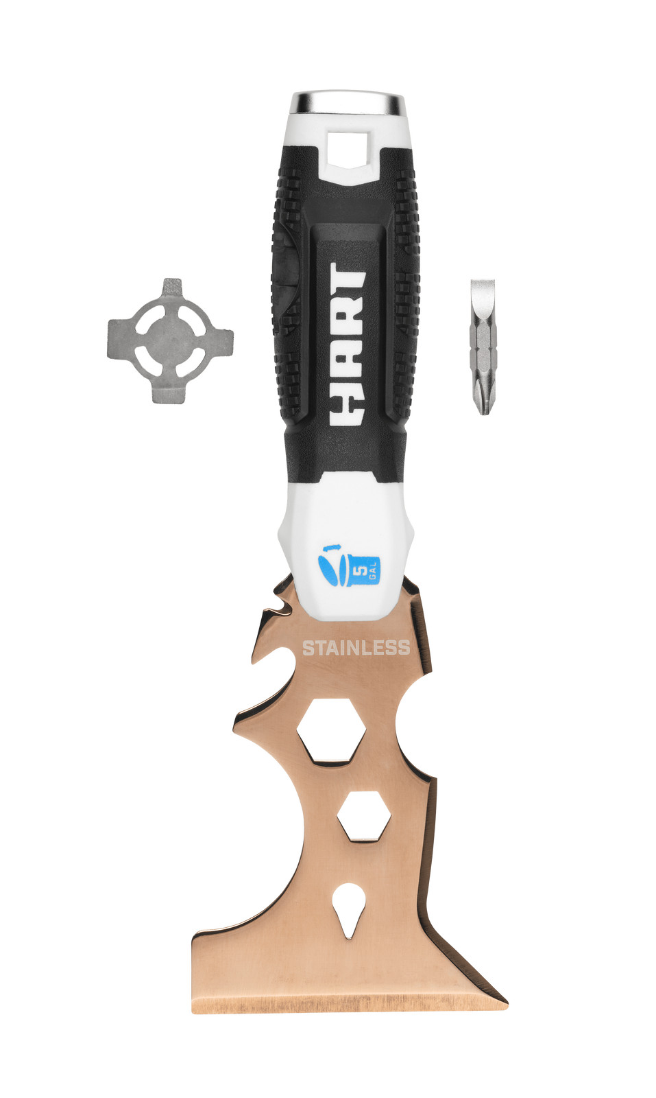 19-in-1 Golden SS Multi-Tool: Compact & Versatile