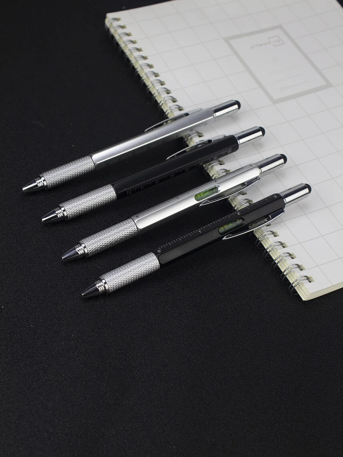 6-in-1 Stylus Tool Pen with Ruler, Screwdriver & Touch Tip