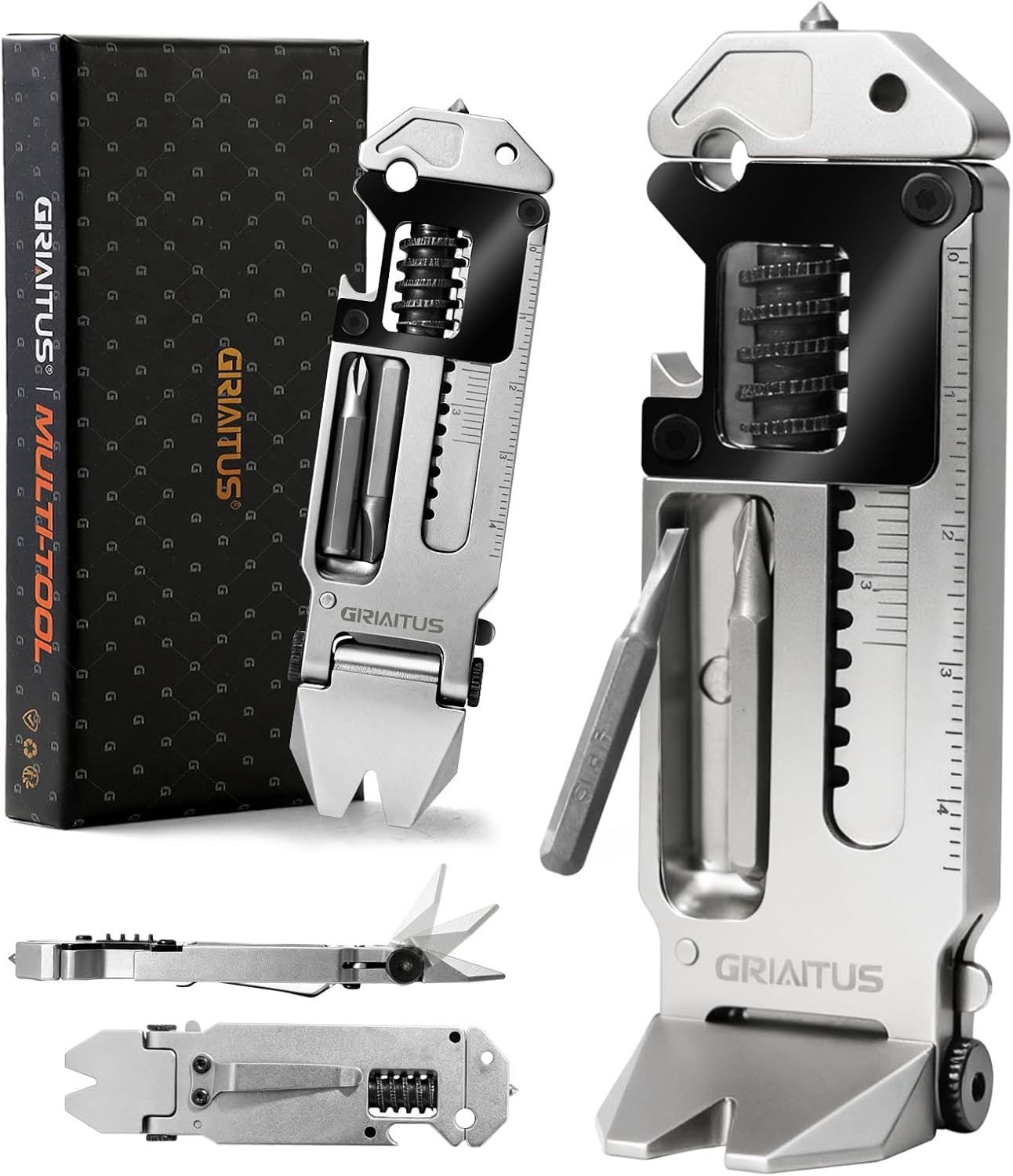EDC equipment crowbar, EDC 7-in-1 multi-tool, everyday survival gear.