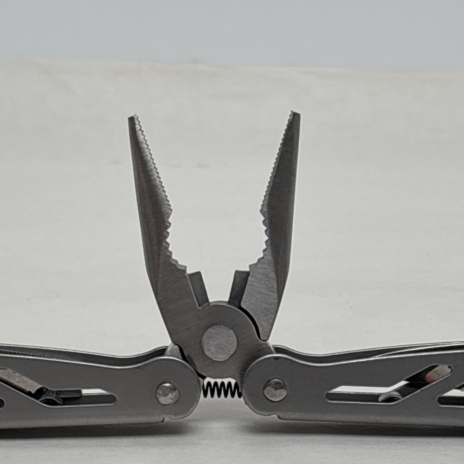 Ozark Trail 12-in-1 Multi Tool Folding Pliers with Sheath Silver Survival Camp
