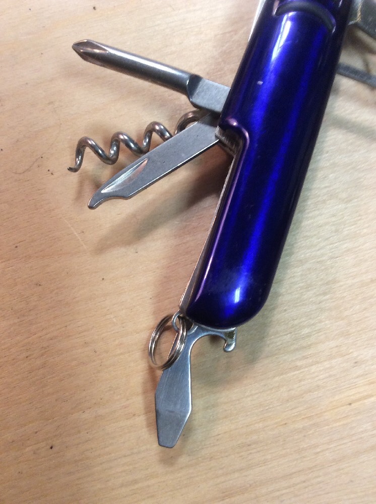 Clearwater Mortgage Inc Myron Stainless Steel 7 Multi Tool Pocket Knife Keychain