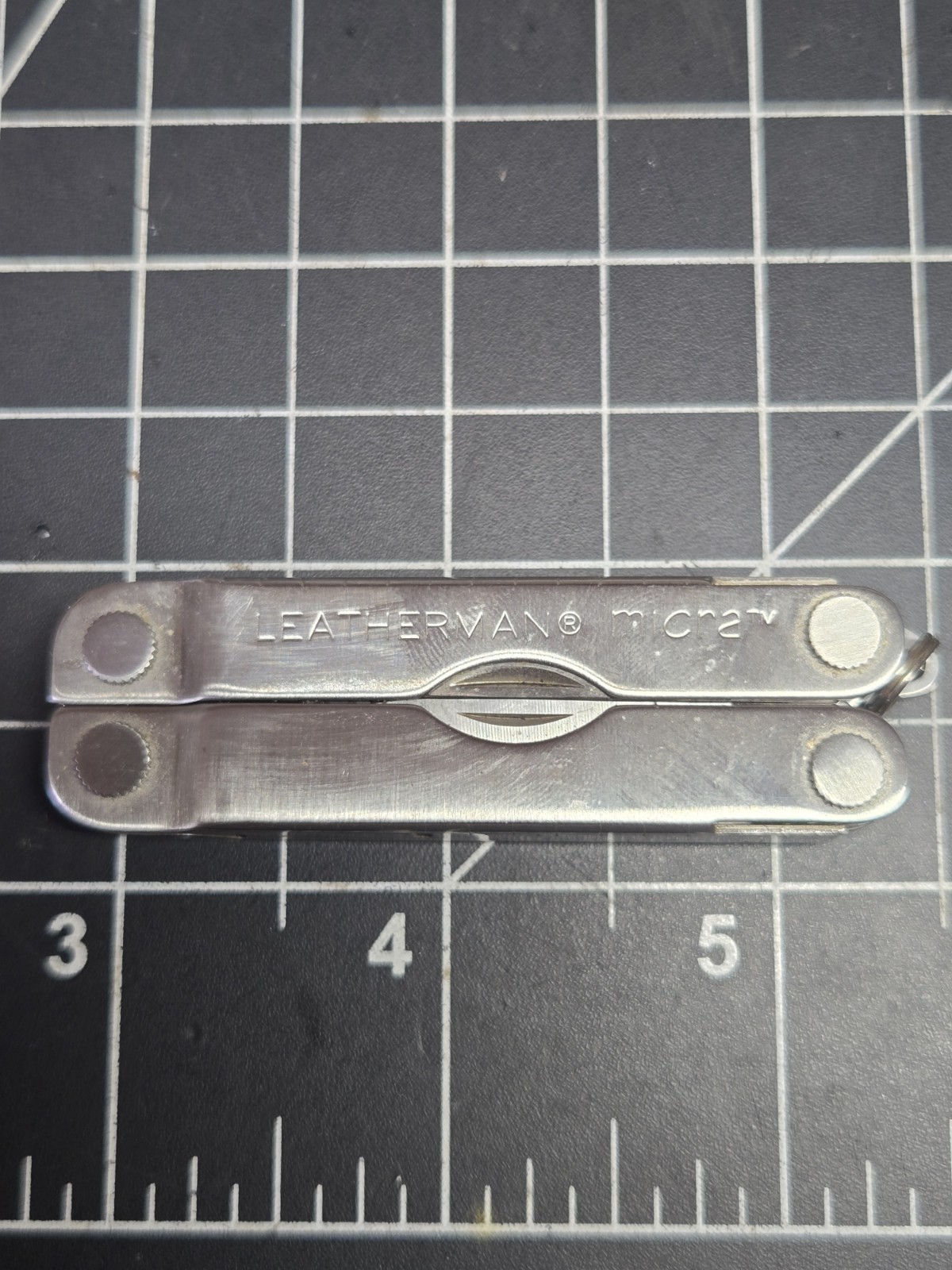 Leatherman Micra Stainless 10 Multi-Tool Pats Pend Camping Hiking Fishing