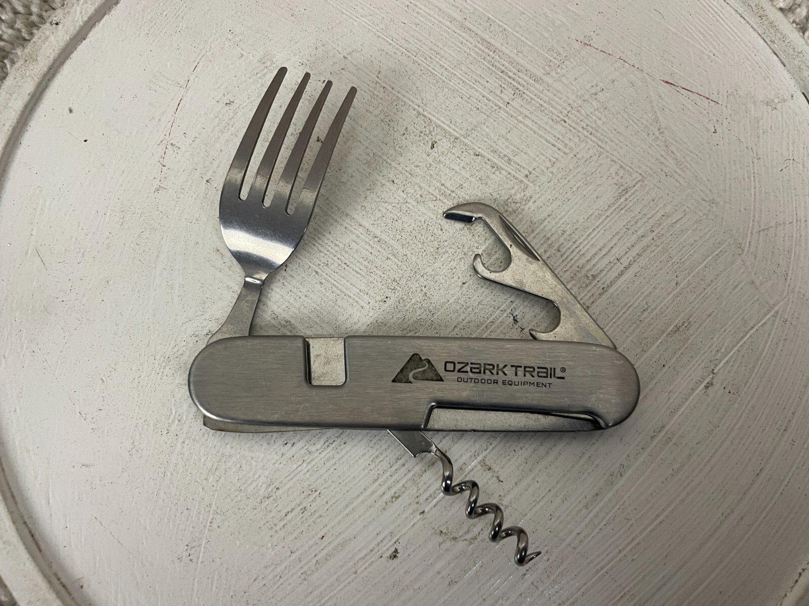 Ozark Trail Outdoor Equipment Utility Utensil Multi-Tool 4.5″ Fork Bottle Opener