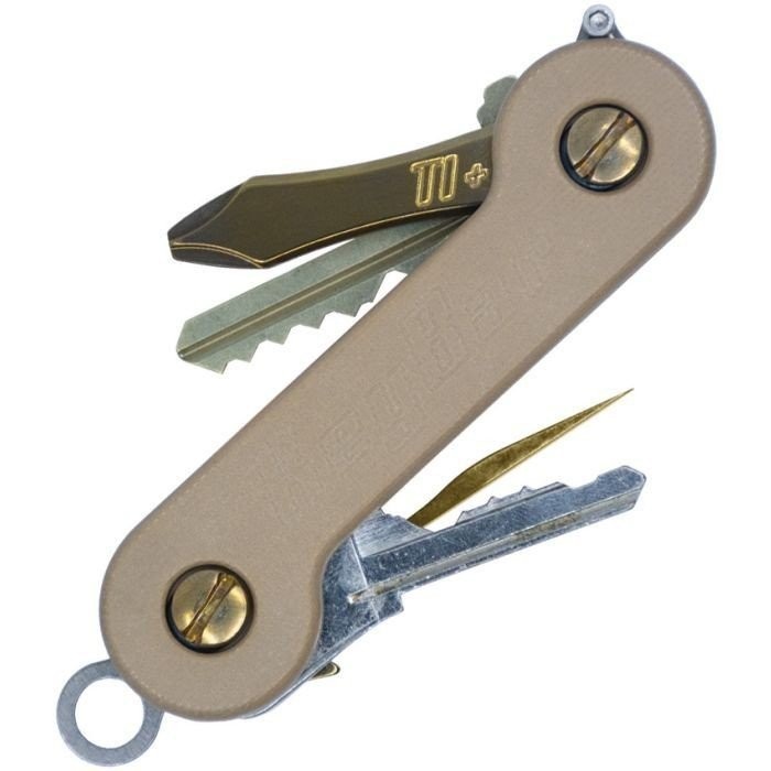 KeyBar Utility Tool Pocket Clip Screws W/ Link For Key Fob – G10-BRWN-BP