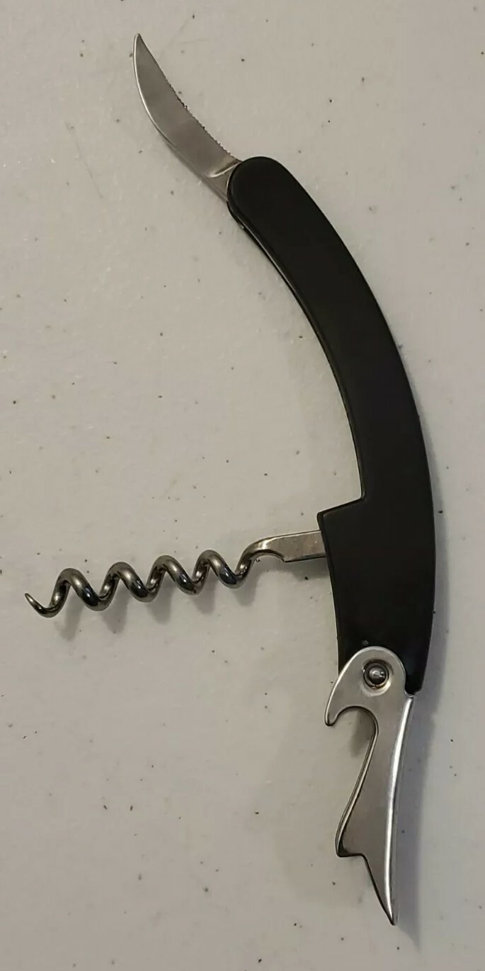 Corkscrew Camper Multi Tool Folding Knife Bottle Opener Survival Camp Sports